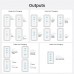 Зарядний пристрій 4xUSB 140W GaN (3хUSB-C+USB-A) + USB-C cable М-М White Vention (TZ-FCOI0-EU)