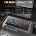 Клавіатура ігрова магнітна Attack Shark X68 Pro HE 66кл. RGB, Wireless, Moonlit Night (X68PROHEML_AS)