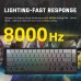 Клавіатура ігрова магнітна Attack Shark X68 Pro HE 66кл. RGB, Wireless, Moonlit Night (X68PROHEML_AS)