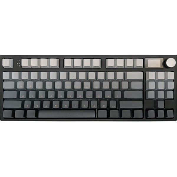 Клавіатура ігрова механічна Attack Shark K86 87кл.RGB,Wireless, Blue Whale перемикачі,Moonlit Night (K86MN_AS)