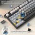 Клавіатура ігрова механічна Attack Shark K86 87кл.RGB,Wireless, Blue Whale перемикачі,Moonlit Night (K86MN_AS)