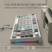 Клавіатура ігрова механічна Attack Shark K86 87кл.RGB,Wireless, Business Gray (K86BG_AS)