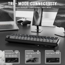 Клавіатура ігрова механічна Attack Shark X66 66кл. RGB, Wireless, Moonlit Night (X66MN_AS)