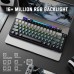 Клавіатура ігрова механічна Attack Shark X66 66кл. RGB, Wireless, Moonlit Night (X66MN_AS)