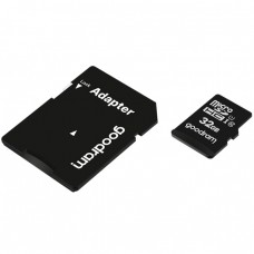 Карта памяти MicroSDHC 32GB UHS-I Class 10 GoodRam + Adapter SD (M1AA-0320R12)