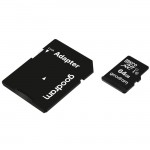 Карта памяти MicroSDXC 64GB UHS-I Class 10 GoodRam + Adapter SD (M1AA-0640R12) Карта памяти MicroSDXC 64GB UHS-I Class 10 GoodRam + Adapter SD (M1AA-0640R12)