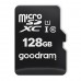 Карта памяти MicroSDXC 128GB UHS-I Class 10 GoodRam + Adapter SD (M1AA-1280R12)