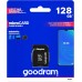 Карта памяти MicroSDXC 128GB UHS-I Class 10 GoodRam + Adapter SD (M1AA-1280R12)