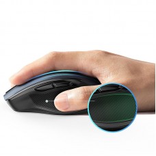 Мышь Ugreen 2.4GHz MU006 Ergonomic Wireless 4000dpi 4кн Silence Design Black