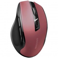Мышь Ugreen 2.4GHz MU006 Ergonomic Wireless 4000dpi 4кн Silence Design Red