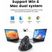 Мышь Ugreen 2.4GHz MU008 Wireless 4000dpi 4кн Silence Design Black