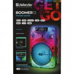 Акустична система 1.0 Boomer 12, 15Вт, Bluetooth/FM/USB/LED/AUX чорна Акустична система 1.0 Boomer 12, 15Вт, Bluetooth/FM/USB/LED/AUX чорна