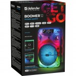 Акустична система 1.0 Boomer 12, 15Вт, Bluetooth/FM/USB/LED/AUX чорна Акустична система 1.0 Boomer 12, 15Вт, Bluetooth/FM/USB/LED/AUX чорна