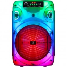 Акустична система 1.0 Boomer 12, 15Вт, Bluetooth/FM/USB/LED/AUX чорна
