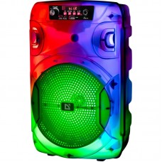 Акустична система 1.0 Boomer 12, 15Вт, Bluetooth/FM/USB/LED/AUX чорна
