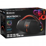 Акустична система 1.0 Defender Beatbox 24, 25Вт Bluetooth/FM/TF/USB/AUX/TWS чорна Акустична система 1.0 Defender Beatbox 24, 25Вт Bluetooth/FM/TF/USB/AUX/TWS чорна
