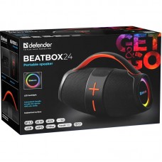 Акустична система 1.0 Defender Beatbox 24, 25Вт Bluetooth/FM/TF/USB/AUX/TWS чорна