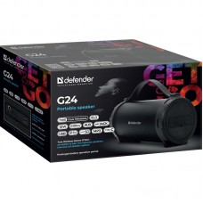 Акустична система 1.0 Defender G24 10W, BT/TF/USB/AUX/1500мАч