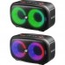 Акустична система 1.0 Defender Q5 20 Вт Bluetooth/FM/USB/TF/IPX5, LED, чорна