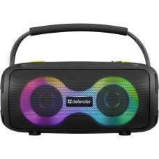 Акустична система 1.0 Defender S450, 10Вт  RGB/BT/FM/USB/TF/AUX/TWS чорна