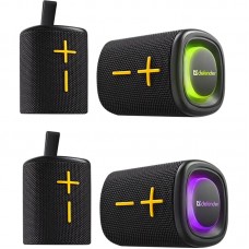 Акустична система 1.0 Defender Union 20Вт BT/USB/TF/AUX/2-in-1/RGB чорна