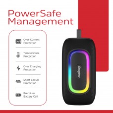 Акустична система 1.0 Energizer 16Вт Bluetooth 5.2/MicroSD/USB/AUX/FM,IPX65, чорна