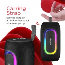 Акустична система 1.0 Energizer 16Вт Bluetooth 5.2/MicroSD/USB/AUX/FM,IPX65, чорна