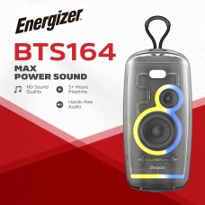 Акустична система 1.0 Energizer 16Вт Bluetooth 5.2/MicroSD/USB/AUX/FM/TWS, IPX65, чорна