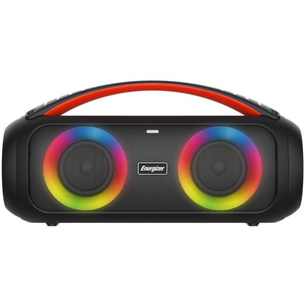 Акустична система 1.0 Energizer 20Вт Bluetooth 5.3 TF/USB/AUX/FM/TWS/MIC, Dual 3” Drivers чорна