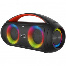 Акустична система 1.0 Energizer 20Вт Bluetooth 5.3 TF/USB/AUX/FM/TWS/MIC, Dual 3” Drivers чорна