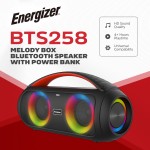 Акустична система 1.0 Energizer 20Вт Bluetooth 5.3 TF/USB/AUX/FM/TWS/MIC, Dual 3” Drivers чорна Акустична система 1.0 Energizer 20Вт Bluetooth 5.3 TF/USB/AUX/FM/TWS/MIC, Dual 3” Drivers чорна