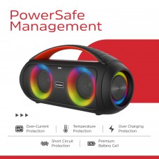 Акустична система 1.0 Energizer 20Вт Bluetooth 5.3 TF/USB/AUX/FM/TWS/MIC, Dual 3” Drivers чорна