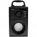 Акустична система 1.0 Media-Tech 15W, Bluetooth/FM/AUX/SD/USB/пульт/BOOMBOX, срібна мембрана, чорна