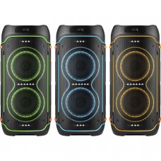 Акустична система 2.0 Defender Boomer 120, 120Вт  BT/FM/TF/USB/MIC/LED, чорна