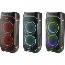 Акустична система 2.0 Defender Boomer 120, 120Вт  BT/FM/TF/USB/MIC/LED, чорна