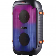 Акустична система 2.0 Defender Boomer 25, 25Вт RGB/BT/FM/USB/TF/AUX/MIC, чорна