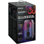 Акустична система 2.0 Defender Boomer 25, 25Вт RGB/BT/FM/USB/TF/AUX/MIC, чорна Акустична система 2.0 Defender Boomer 25, 25Вт RGB/BT/FM/USB/TF/AUX/MIC, чорна