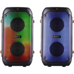 Акустична система 2.0 Defender Boomer 25, 25Вт RGB/BT/FM/USB/TF/AUX/MIC, чорна Акустична система 2.0 Defender Boomer 25, 25Вт RGB/BT/FM/USB/TF/AUX/MIC, чорна