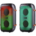 Акустична система 2.0 Defender Boomer 25, 25Вт RGB/BT/FM/USB/TF/AUX/MIC, чорна Акустична система 2.0 Defender Boomer 25, 25Вт RGB/BT/FM/USB/TF/AUX/MIC, чорна