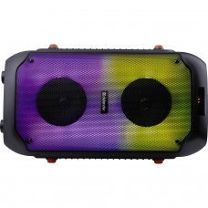 Акустична система 2.0 Defender Boomer 25, 25Вт RGB/BT/FM/USB/TF/AUX/MIC, чорна