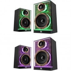 Акустична система 2.0 Defender Futuro, 20Вт Bluetooth/USB/TF/AUX, LED, чорна