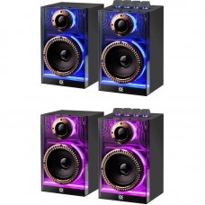 Акустична система 2.0 Defender Futuro, 20Вт Bluetooth/USB/TF/AUX, LED, чорна