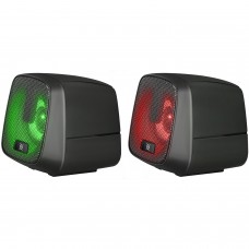 Акустична система 2.0 Defender J2, 6Вт, підсвітка, USB, чорна