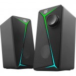 Акустична система 2.0 Defender J5, 6Вт, підсвітка, USB, чорна