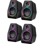 Акустична система 2.0 Defender Solar 10, 10Вт, Bluetooth, RGB підсвітка, USB, чорна Акустична система 2.0 Defender Solar 10, 10Вт, Bluetooth, RGB підсвітка, USB, чорна