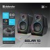Акустична система 2.0 Defender Solar 10, 10Вт, Bluetooth, RGB підсвітка, USB, чорна