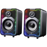 Акустична система 2.0 Defender Solar 11 10Вт, Bluetooth, RGB підсвітка, USB, чорна Акустична система 2.0 Defender Solar 11 10Вт, Bluetooth, RGB підсвітка, USB, чорна