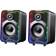 Акустична система 2.0 Defender Solar 11 10Вт, Bluetooth, RGB підсвітка, USB, чорна