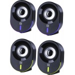 Акустична система 2.0 Defender Solar 8, 10Вт, Bluetooth, RGB підсвітка, USB, чорна