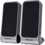 Акустична система 2.0 Defender SPK-225 2Вт, чорно-срібляста, пластик, USB Акустична система 2.0 Defender SPK-225 2Вт, чорно-срібляста, пластик, USB